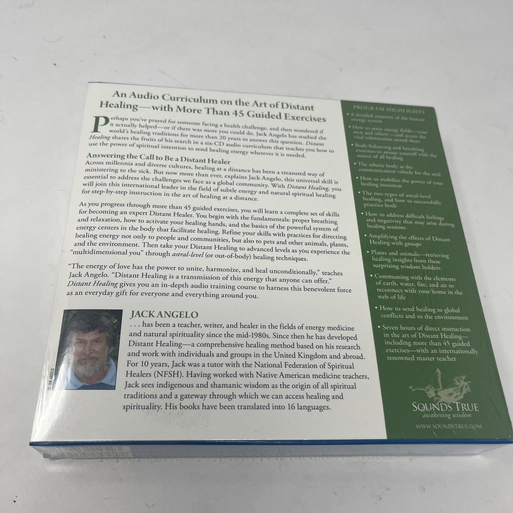 Distant Healing: A Complete Guide by Angelo, Jack 6 CD Audiobook New - Picture 2 of 2